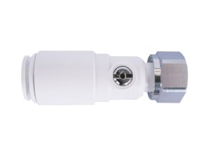 John Guest Speedfit Plastic Service Valve Tap Connector - 15mm x 1/2 inch White