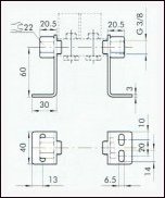 1/4 BRACKET KIT LOW