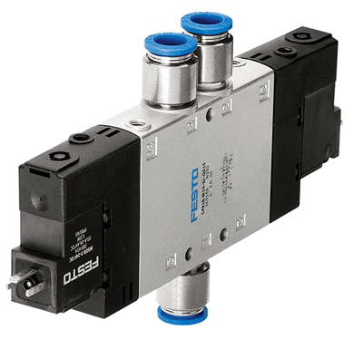 VALVE 5/3 SOLENOID/SOLENOID 10MM PUSH-IN (CENTRE CLOSED) CPE18-M1H-5/3G-QS10