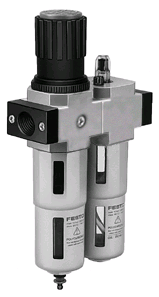 FILTER REGULATOR/LUBRICATOR ASSEMBLY G3/4 manual drain FRC-3/4-D-O-MIDI