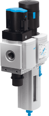 COMBO UNIT series MS6 G1/2<br>With gauge & wall brackets MSB6-1/2:C1J2-WP