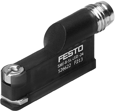 3-WIRE, NO CABLE, CONNECTOR M8 3-PIN SME-8-SL-LED-24