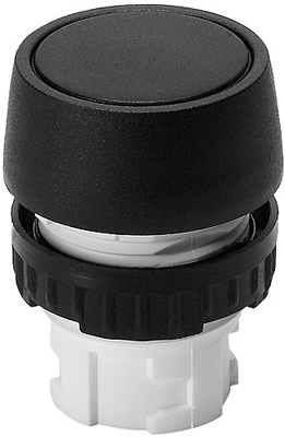 PUSH BUTTON, BLACK T-22-S