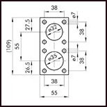 FLANGE 40MM