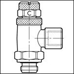 MRF/CF 1/4 X 1/4 BRASS