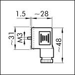 PLUG LED 110V 22M TRANSPARENT